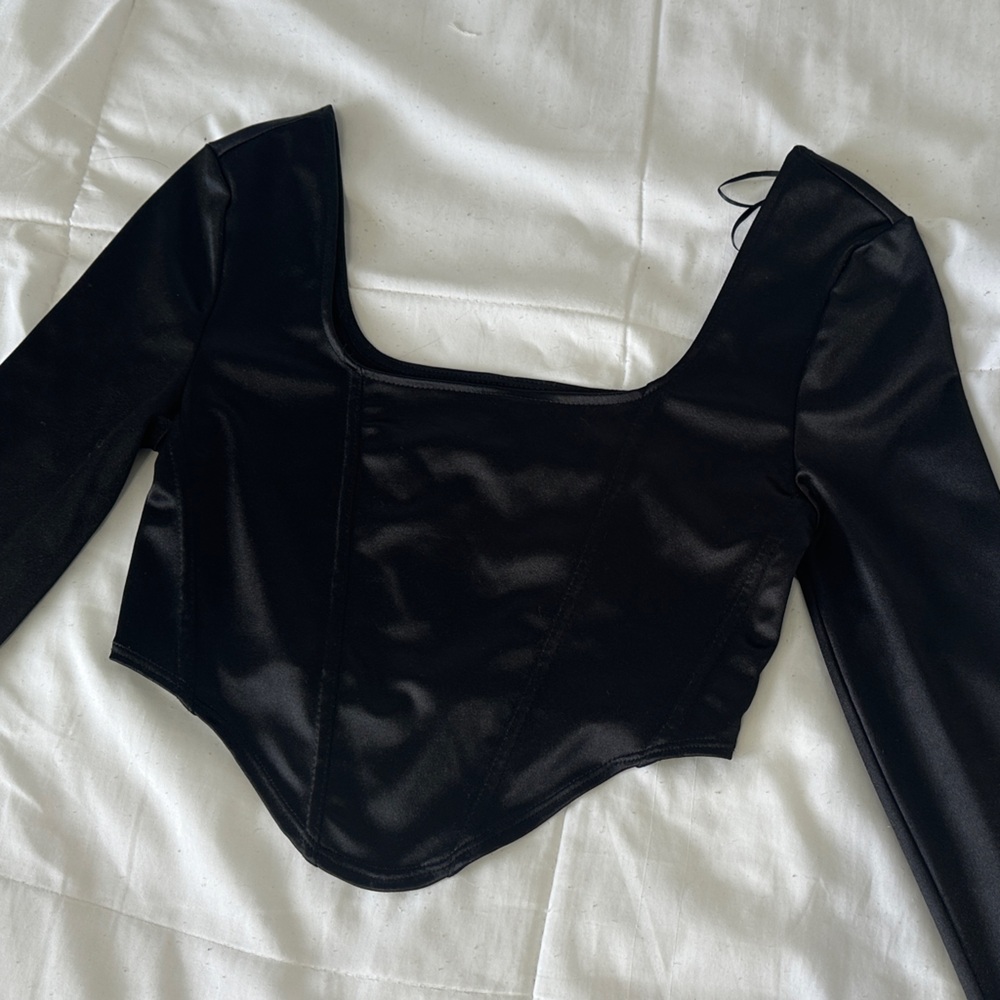 Black Long Sleeve Top